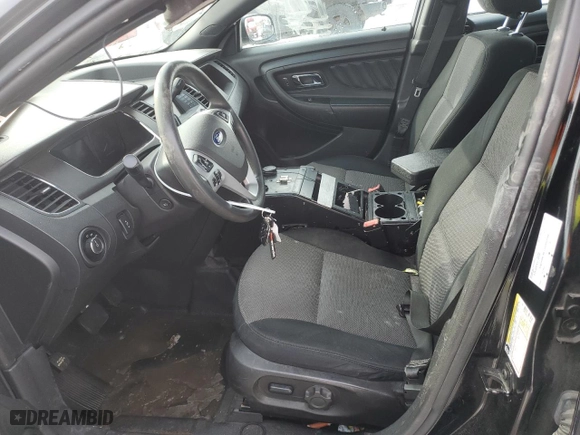 2014 Ford Sedan Police Interceptor with VIN 1FAHP2MK2EG176882, listed as a Copart auction lot 47063155 with 161,000 mi miles and Salvage Title. Bid and sale history available at carsss.com. Image 7.