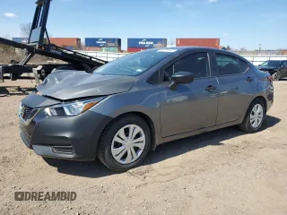 2020 Nissan Versa S with VIN 3N1CN8DV6LL871112, listed as a Copart auction lot 50376555 with 105,631 mi miles and Salvage Title. Bid and sale history available at carsss.com. Image 1.
