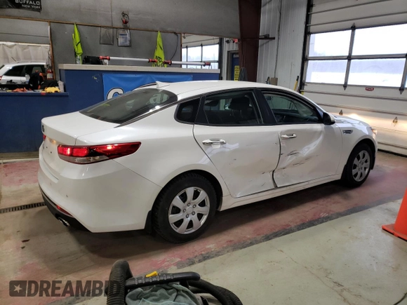 2018 Kia Optima LX with VIN KNAGT4L35J5216351, listed as a Copart auction lot 50174385 with 50,774 mi miles and Salvage Title. Bid and sale history available at DreamBid. Image 3.