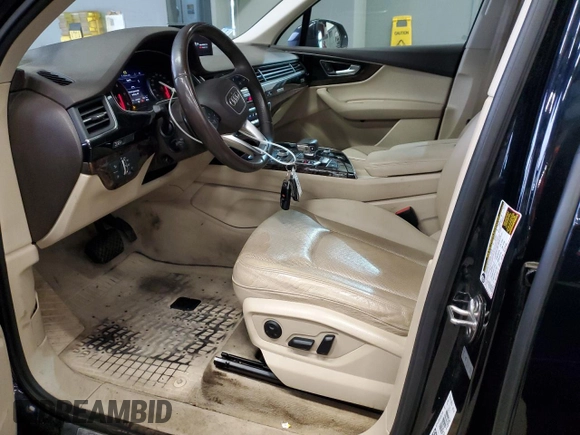 2017 Audi Q7 Premium Plus with VIN WA1LAAF78HD029250, listed as a Copart auction lot 52491135 with 141,889 mi miles and Clean title. Bid and sale history available at DreamBid. Image 7.