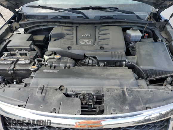 2017 Infiniti QX80 with VIN JN8AZ2NF8H9644229, listed as a Copart auction lot 50521545 with 141,122 mi miles and Salvage Title. Bid and sale history available at carsss.com. Image 14.