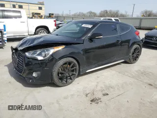 2016 Hyundai Veloster Turbo z VIN KMHTC6AE6GU279325, wystawiony jako Copart lot #48950525 z przebiegiem 135 207 mil mil oraz Szkoda całkowita • Salvage title. Historia ofert i sprzedaży dostępna na DreamBid. Obrazek 1.