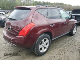 2005 Nissan Murano SL with VIN JN8AZ08W15W413430, listed as a Copart auction lot 52550105 with 156,401 mi miles and Salvage Title. Bid and sale history available at carsss.com. Image 3.