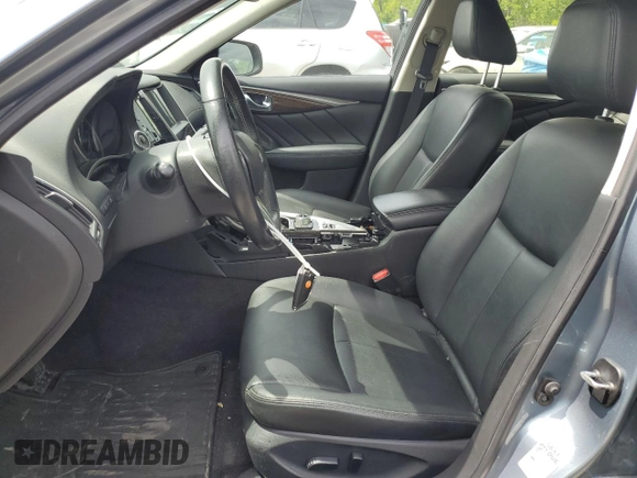 2018 Infiniti Q50 Luxe with VIN JN1EV7APXJM590569, listed as a Copart auction lot 55643215 with 86,965 mi miles and Salvage title. Bid and sale history available at DreamBid. Image 7.