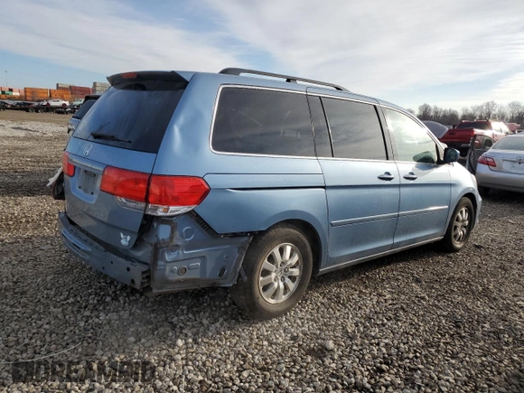 2010 Honda Odyssey EX with VIN 5FNRL3H47AB029893, listed as a Copart auction lot 49416845 with 104,853 mi miles and Salvage Title. Bid and sale history available at carsss.com. Image 3.