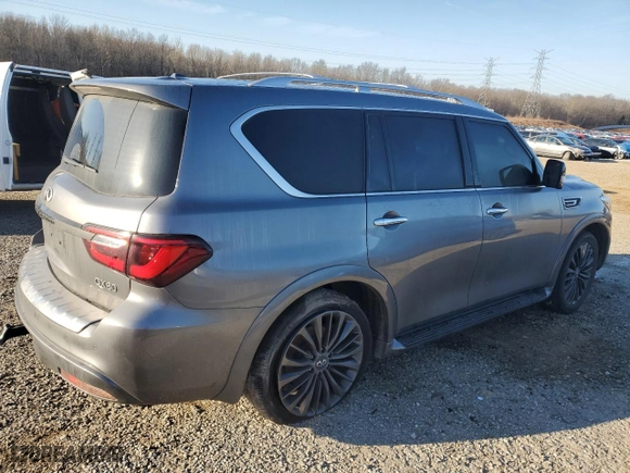2021 Infiniti QX80 PREMIUM SELECT with VIN JN8AZ2AF5M9719792, listed as a Copart auction lot 46295815 with 59,926 mi miles and Clean Title. Bid and sale history available at carsss.com. Image 3.