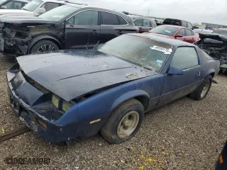 1987 Chevrolet Camaro with VIN 1G1FP21H6HN165757, listed as a Copart auction lot 49590175 with 35,793 mi miles and Clean Title. Bid and sale history available at carsss.com. Image 1.