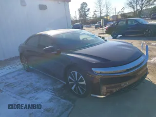 2023 Lucid Air Pure with VIN 50EA1PFA5PA006306, listed as a IAAI auction lot 41235791 with 5,240 mi miles. Bid and sale history available at carsss.com. Image 1.