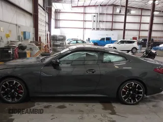 2025 BMW 4 Series M440i xDrive with VIN WBA83DA00SCT09661, listed as a IAAI auction lot 42591731 with 3,923 mi miles and . Bid and sale history available at DreamBid. Image 14.