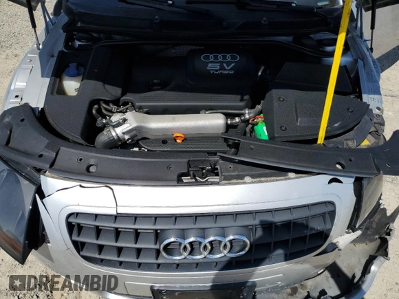 2005 Audi TT with VIN TRUSC28N451013207, listed as a Copart auction lot 55395294 with 43,365 mi miles and Salvage title. Bid and sale history available at DreamBid. Image 11.