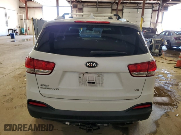 2016 Kia Sorento LX with VIN 5XYPG4A58GG002188, listed as a Copart auction lot 49336265 with 138,099 mi miles and Salvage Title. Bid and sale history available at carsss.com. Image 6.