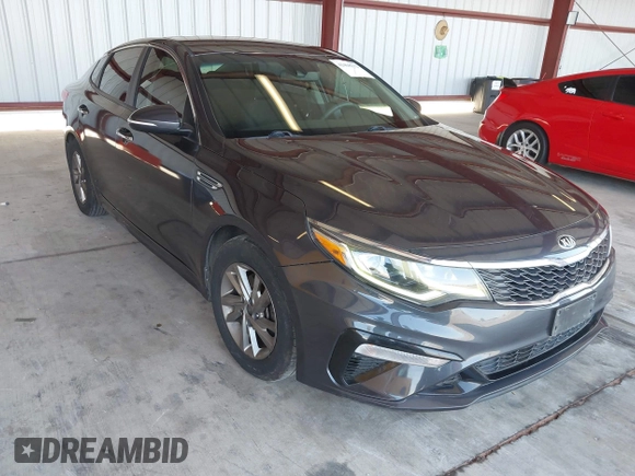 2019 Kia Optima LX with VIN 5XXGT4L31KG324949, listed as a IAAI auction lot 42468112 with 153,404 mi miles and . Bid and sale history available at DreamBid. Image 1.