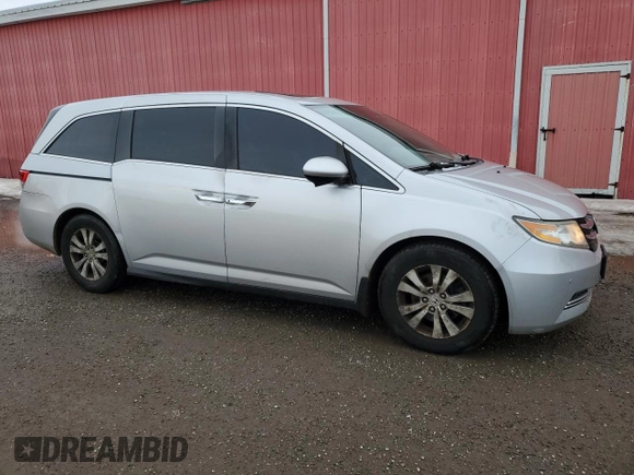 2014 Honda Odyssey EX-L with VIN 5FNRL5H67EB501514, listed as a Copart auction lot 47487025 with 285,289 mi miles and Clean Title. Bid and sale history available at DreamBid. Image 4.