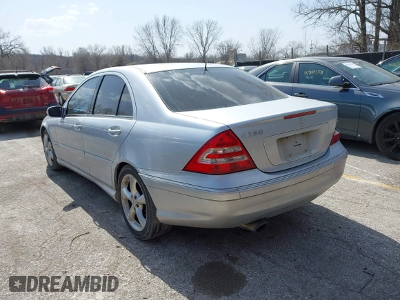 2006 Mercedes-Benz C 230 Sport with VIN WDBRF52H56A896299, listed as a IAAI auction lot 41767830 with Not Provided miles and . Bid and sale history available at carsss.com. Image 3.