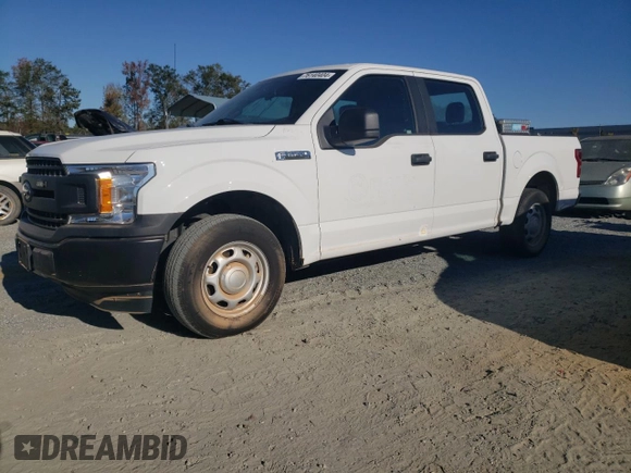 2020 Ford F-150 XL with VIN 1FTEW1CB4LFC67604, listed as a Copart auction lot 76140404 with 0 mi miles and Salvage Title. Bid and sale history available at carsss.com. Image 1.
