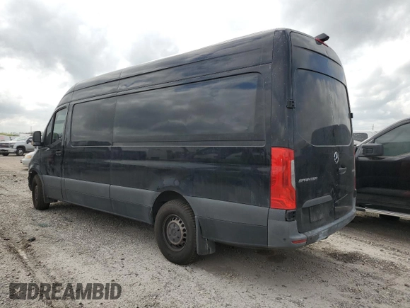2021 Mercedes-Benz Sprinter Cargo with VIN W1Y4ECHY4MT059485, listed as a Copart auction lot 46794594 with 80,922 mi miles and . Bid and sale history available at carsss.com. Image 2.