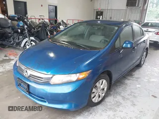 2012 Honda Civic LX z VIN 19XFB2F5XCE058017, wystawiony jako IAAI lot #42360177 z przebiegiem 91 436 mil mil oraz . Historia ofert i sprzedaży dostępna na DreamBid. Obrazek 2.