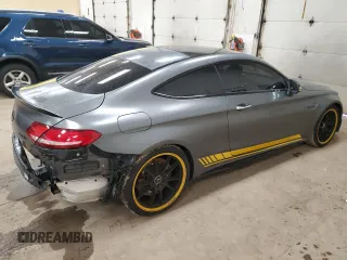2017 Mercedes-Benz C 63 S AMG with VIN WDDWJ8HB2HF435306, listed as a Copart auction lot 82565744 with 46,587 mi miles and Salvage Title. Bid and sale history available at carsss.com. Image 3.