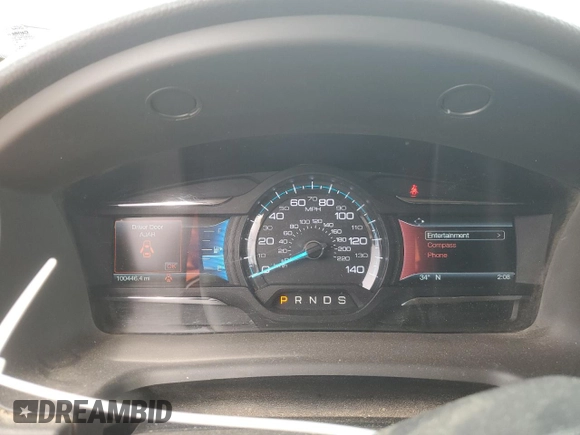 2019 Ford Flex SEL with VIN 2FMHK6C82KBA03013, listed as a Copart auction lot 44572885 with 100,446 mi miles and Salvage Title. Bid and sale history available at carsss.com. Image 9.