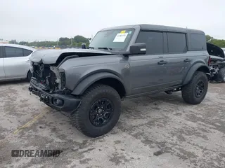 2023 Ford Bronco with VIN 1FMEE5DPXPLC01694, listed as a IAAI auction lot 41389276 with 10,512 mi miles. Bid and sale history available at carsss.com. Image 19.