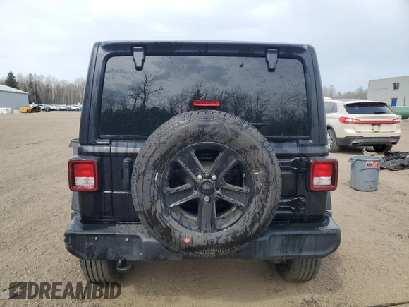 2023 Jeep Wrangler Sport S with VIN 1C4HJXDN2PW559717, listed as a Copart auction lot 55007145 with 34,484 mi miles and Clean title. Bid and sale history available at DreamBid. Image 6.