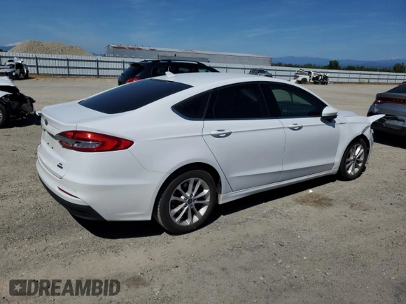 2020 Ford Fusion SE with VIN 3FA6P0LU0LR154013, listed as a Copart auction lot 54933055 with 122,197 mi miles and Salvage title. Bid and sale history available at DreamBid. Image 3.