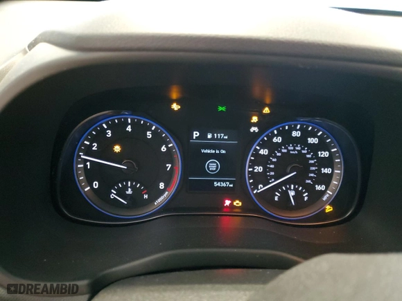 2020 Hyundai Kona SEL with VIN KM8K22AAXLU399952, listed as a Copart auction lot 52643175 with 54,367 mi miles and Clean Title. Bid and sale history available at carsss.com. Image 9.