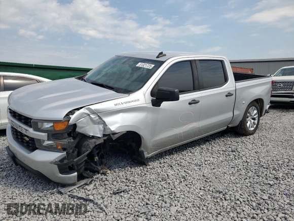 2021 Chevrolet Silverado 1500 Custom with VIN 3GCPWBEK3MG299441, listed as a Copart auction lot 51321725 with 123,104 mi miles and Salvage Title. Bid and sale history available at DreamBid. Image 1.