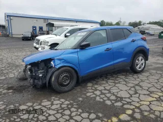 2021 Nissan Kicks S z VIN 3N1CP5BV3ML465561, wystawiony jako Copart lot #57097245 z przebiegiem 88 152 mil mil oraz Szkoda całkowita • Salvage title. Historia ofert i sprzedaży dostępna na DreamBid. Obrazek 1.