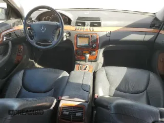 2000 Mercedes-Benz S-Class with VIN WDBNG70J1YA087950, listed as a Copart auction lot 72810344 with 160,530 mi miles and Salvage Title. Bid and sale history available at carsss.com. Image 8.