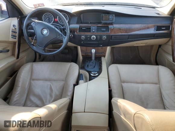 2007 BMW 5 Series 530xi with VIN WBANF73527CU28369, listed as a Copart auction lot 88037485 with 220,281 mi miles and Salvage Title. Bid and sale history available at carsss.com. Image 8.