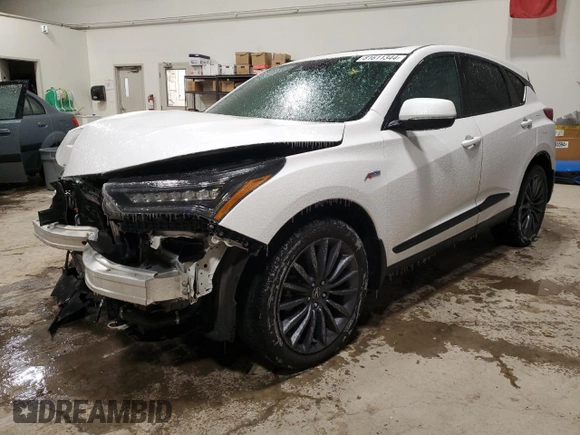 2022 Acura RDX PMC Edition with VIN 5J8TC2H82NL804558, listed as a Copart auction lot 81611344 with 48,742 mi miles and Salvage Title. Bid and sale history available at carsss.com. Image 1.