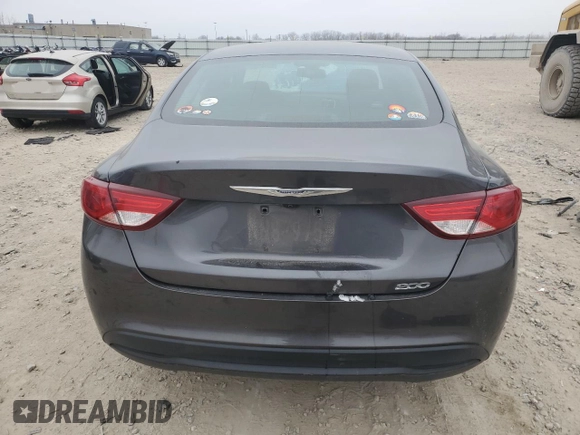2016 Chrysler 200 LX with VIN 1C3CCCFB0GN194769, listed as a Copart auction lot 85067964 with 79,858 mi miles and Clean Title. Bid and sale history available at carsss.com. Image 6.