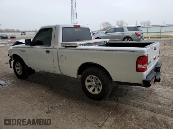 2010 Ford Ranger XL with VIN 1FTKR1AD1APA43017, listed as a Copart auction lot 51975555 with 142,758 mi miles and Salvage Title. Bid and sale history available at carsss.com. Image 2.