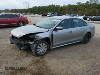 2013 Volkswagen Passat S with VIN 1VWAP7A30DC060962, listed as a Copart auction lot 43966184 with 199,509 mi miles and Salvage title. Bid and sale history available at DreamBid. Image 1.