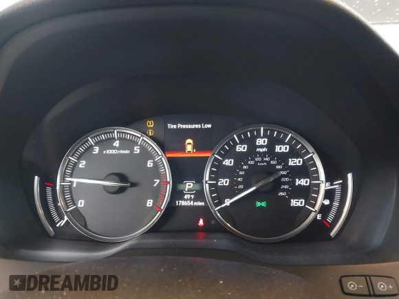 2014 Acura MDX Advance with VIN 5FRYD4H81EB034125, listed as a IAAI auction lot 41603716 with 178,654 mi miles and . Bid and sale history available at carsss.com. Image 7.