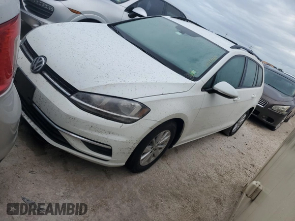 2019 Volkswagen Golf SportWagen S with VIN 3VWY57AU3KM511603, listed as a Copart auction lot 76771924 with 0 mi miles and Non Repairable. Bid and sale history available at carsss.com. Image 1.