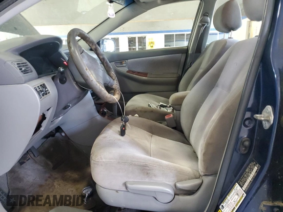 2005 Toyota Corolla CE with VIN 2T1BR30E75C436384, listed as a Copart auction lot 55568545 with 177,401 mi miles and Clean Title. Bid and sale history available at DreamBid. Image 7.