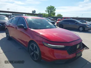 2024 Honda Accord Sport z VIN 1HGCY2F54RA091707, wystawiony jako IAAI lot #42311738 z przebiegiem 11 996 mil mil oraz . Historia ofert i sprzedaży dostępna na DreamBid. Obrazek 1.