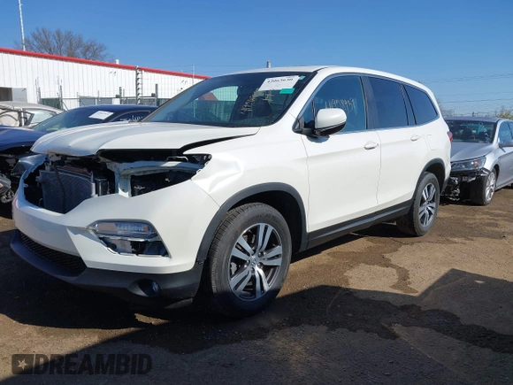 2016 Honda Pilot EX-L with VIN 5FNYF6H5XGB066295, listed as a IAAI auction lot 42063630 with 156,734 mi miles. Bid and sale history available at carsss.com. Image 2.