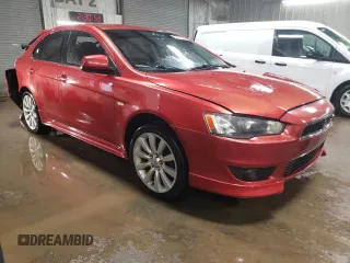2010 Mitsubishi Lancer GTS with VIN JA32X8HW8AU004043, listed as a Copart auction lot 52017665 with 129,846 mi miles and Salvage Title. Bid and sale history available at DreamBid. Image 4.