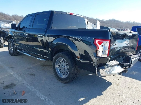 2017 Ford F-150 XL with VIN 1FTEW1C87HFC37220, listed as a IAAI auction lot 41410348 with NaN miles. Bid and sale history available at carsss.com. Image 3.