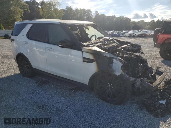 2017 Land Rover Discovery HSE with VIN SALRRBBV8HA010405, listed as a Copart auction lot 72507134 with Not Provided miles and Salvage Title. Bid and sale history available at carsss.com. Image 4.