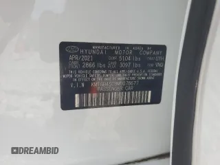 2021 Genesis G80 2.5T with VIN KMTGB4SC8MU078677, listed as a Copart auction lot 71980724 with 49,536 mi miles and Salvage Title. Bid and sale history available at carsss.com. Image 14.