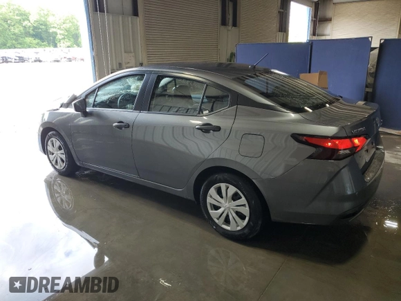 2024 Nissan Versa S with VIN 3N1CN8DVXRL923107, listed as a Copart auction lot 59899525 with 20,566 mi miles and Salvage title. Bid and sale history available at DreamBid. Image 2.
