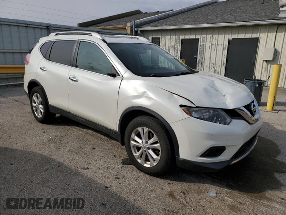 2015 Nissan Rogue SL with VIN 5N1AT2MV9FC883421, listed as a Copart auction lot 52615365 with 64,967 mi miles and Salvage Title. Bid and sale history available at DreamBid. Image 4.