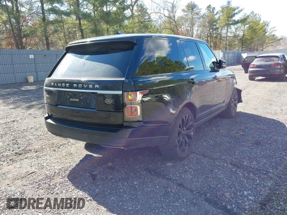 2019 Land Rover Range Rover HSE with VIN SALGS2SV6KA567560, listed as a IAAI auction lot 41728822 with 58,448 mi miles and . Bid and sale history available at DreamBid. Image 4.
