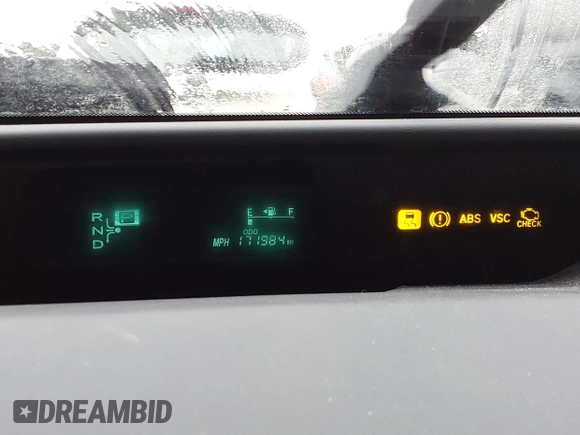2007 Toyota Prius with VIN JTDKB20U777629371, listed as a IAAI auction lot 42160240 with 171,984 mi miles. Bid and sale history available at carsss.com. Image 7.