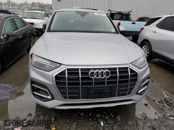 2021 Audi Q5 Premium Plus with VIN WA1BAAFY5M2098004, listed as a Copart auction lot 70068762 with 10,336 mi miles. Bid and sale history available at carsss.com. Image 5.