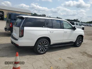 2022 Cadillac Escalade Sport Platinum z VIN 1GYS4GKL4NR161607, wystawiony jako Copart lot #69609264 z przebiegiem 47 242 mil mil oraz Szkody całkowita. Historia ofert i sprzedaży dostępna na DreamBid. Obrazek 3.